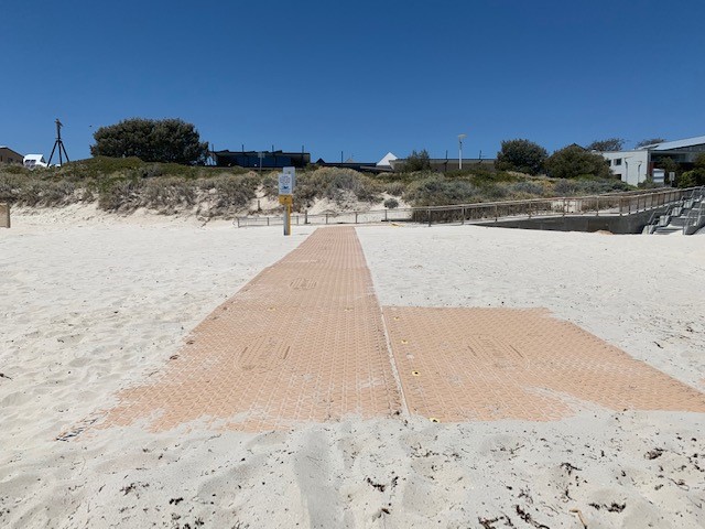 Beach matting at Yanchep