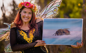 Faerie with picture of bee