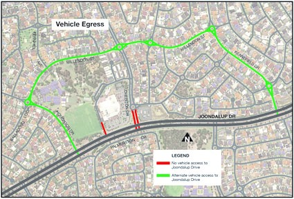 Cheriton Drive access map 2