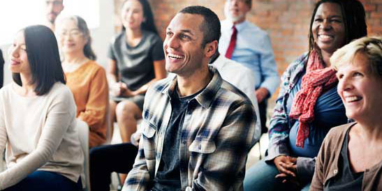 Group of people at workshop 