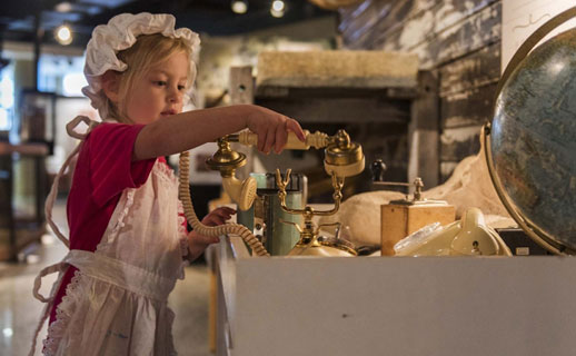 Young girl at Wanneroo museum