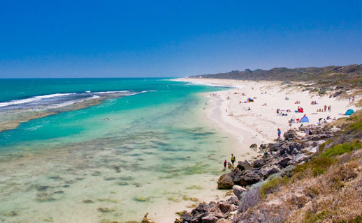 Yanchep lagoon beach