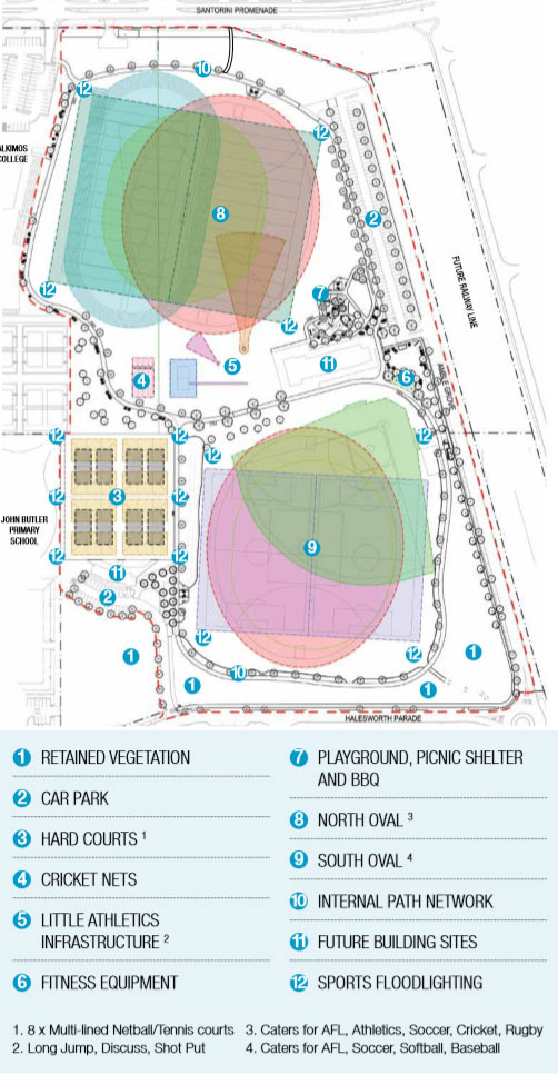 Halesworth Park plan