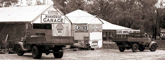 Black and white photo of Wanneroo