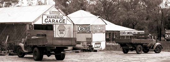 Black and white photo of garage in Wanneroo
