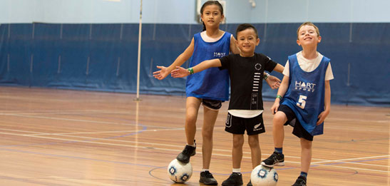 Children playing at Kingsway Indoor Stadium