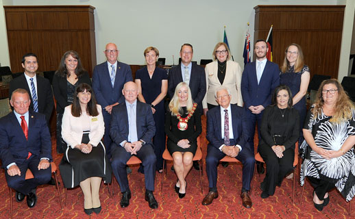 Mayor and council members