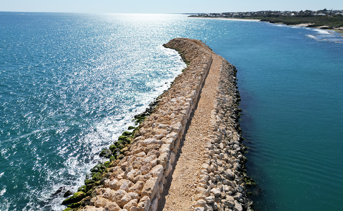 Mindarie breakwater