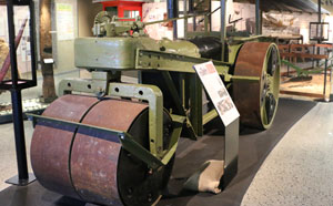 Road roller in Wanneroo Museum