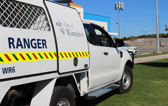 City Ranger's van