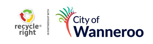 Recycle Right and City of Wanneroo logos