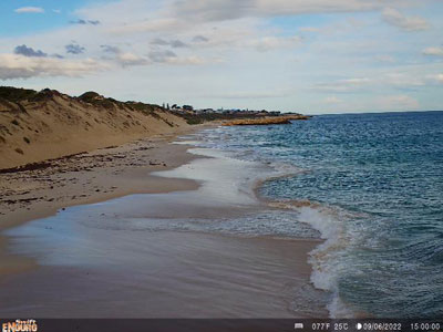 Example of image from coastal camera