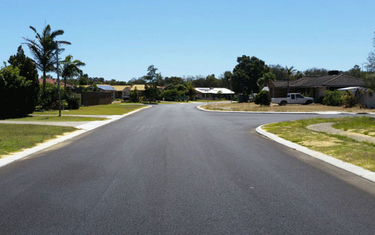Renewed road surface