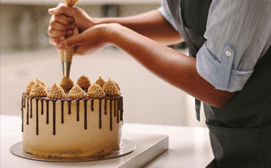 Baking a cake