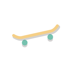 Skateboard icon