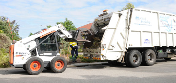 Verge waste collecting