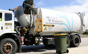City of Wanneroo waste truck
