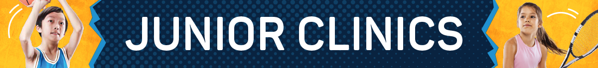 Promotional banner for Junior Clinics