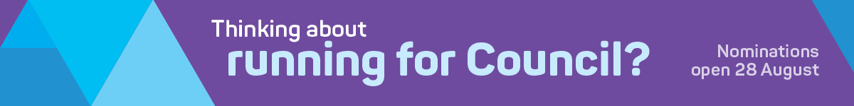 Nominate for Council banner 2025