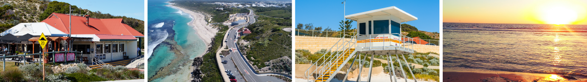 Various images around Yanchep Lagoon