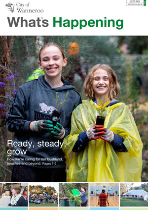 Cover of What's Happening - children planting trees