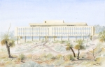 Building 4, J. Powell. Acquired 1981, Watercolour