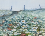 Roadside Flowers, J. Jordon. Acquired 1982, Watercolour