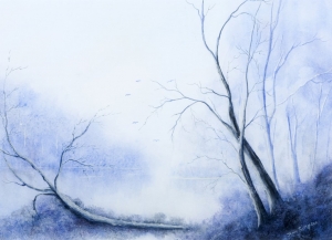 Blue Mood, Jean Simpson. Acquired 1989, Watercolour