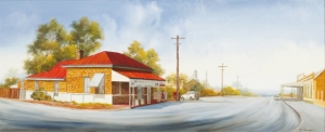 Post Office – Fimiston Boulder, M. Meneghinin. Acquired 1989, Oil