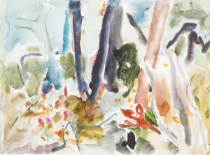 Winter Morning, Marie Hobbs. Acquired 1993, Watercolour