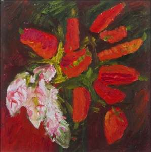 Callistemon Series No. 18, Philippa O’Brien. Acquired 1998, Oil on Board