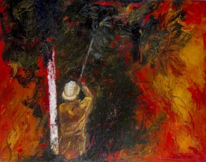 Local Hero, Dragica Milunovic. Acquired 2002, Oil on Canvas