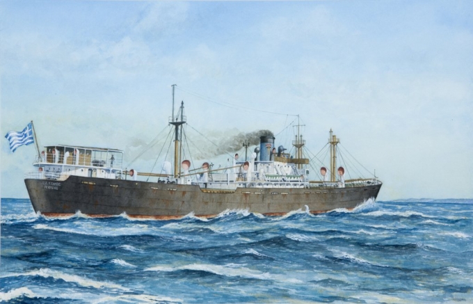Alkimos, Pat Rodriguez. Acquired 2003, Watercolour