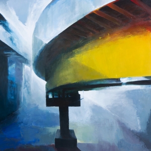 Turning Point, Daniel Webster. Acquired 2004, Acrylic on Canvas 