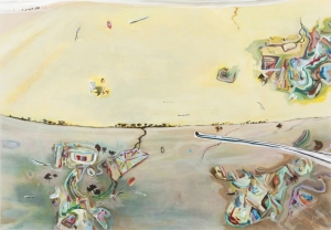 The Poetics of The Spaces Between, Suzanne Logue. Acquired 2005, Acrylic on Paper