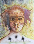 Possum, Charmaine Cole. Acquired 2008, Ink and Watercolour