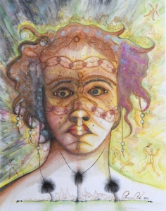 Possum, Charmaine Cole. Acquired 2008, Ink and Watercolour