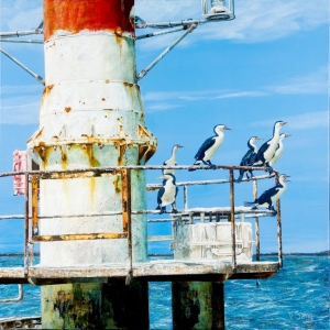Framed in Rust, Vicki Sangster. Acquired 2011, Acrylic on Linen