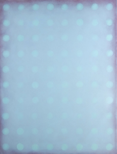 Blue on Burnt Sienna, Helen Smith. Acquired 2011, Oil on Canvas