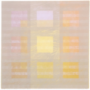 Window 3 x 3, Eveline Kotai. Acquired 2001, Silkscreen on Arches