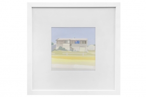 Quinns Beach Cottage After Australia Day, Susan Hoy. Acquired 2019. Watercolour