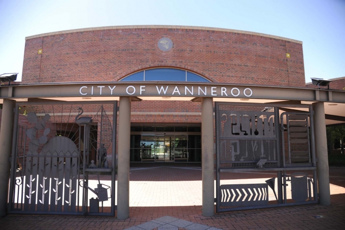 City of Wanneroo Civic Centre, Wanneroo, entrance