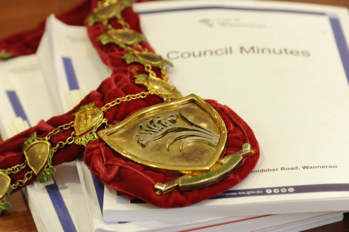 Mayoral Chain and Council Minutes