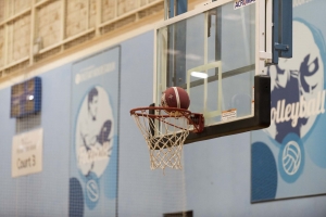 Basketball hoop, Kingsway Indoor Stadium, Madeley 2020