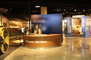 Reception desk, Wanneroo Museum