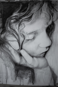 Amy Marshall, 'The joy of just watching you sleep'