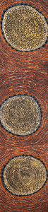 Ngapa Jukurrpa, Sabrina Nangala Robertson. Acquired 2025, Acrylic on linen.
